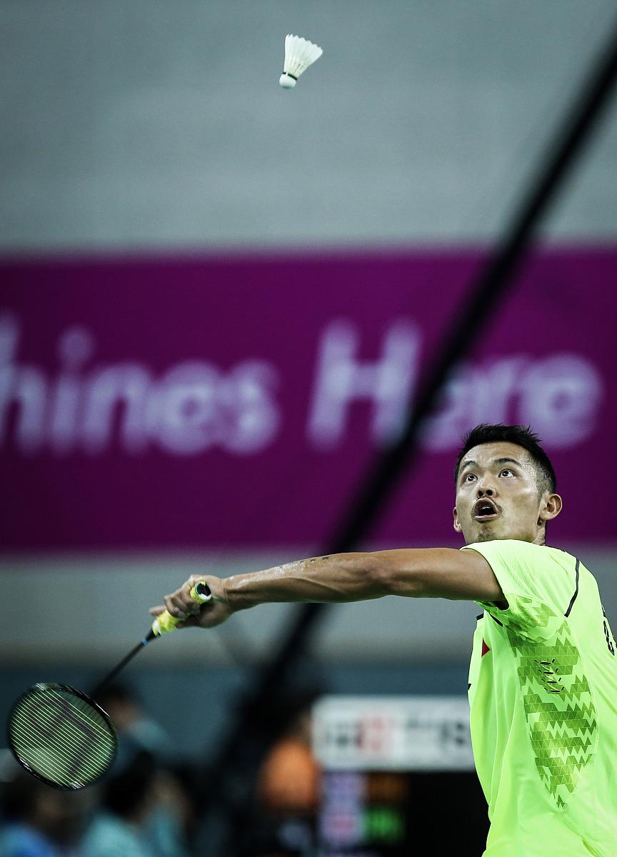 印度羽毛球队爆冷丹麦羽毛球队，林丹完成帽子戏法