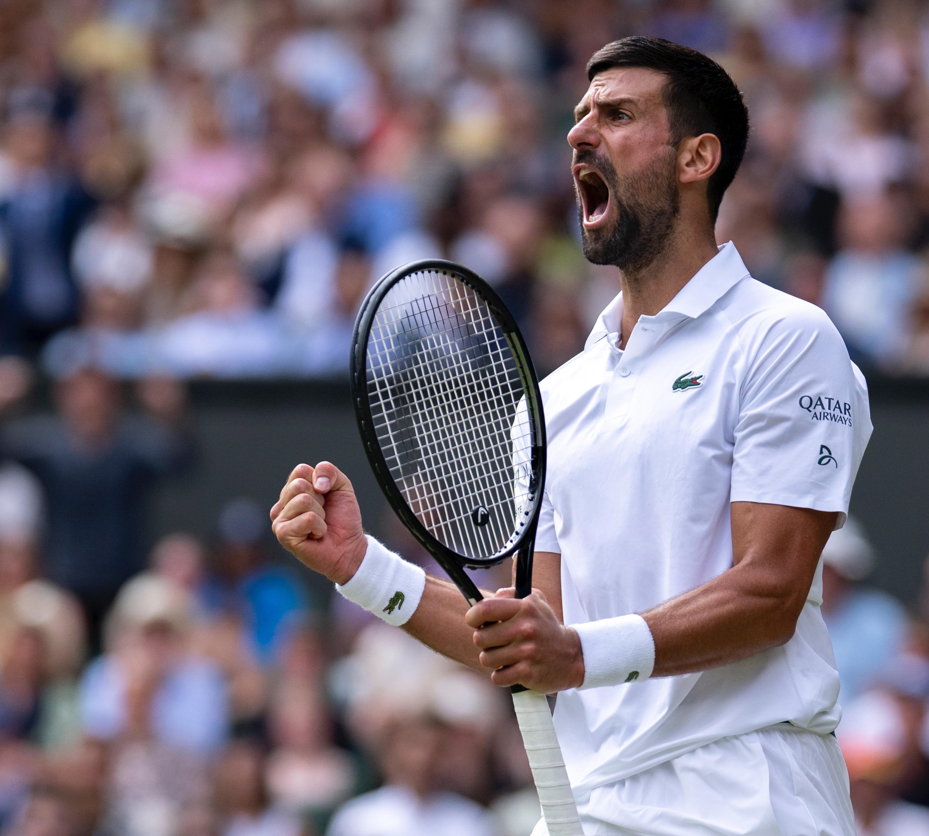 包含德国网球队险胜世界网球队，德约科维奇打破历史纪录的词条